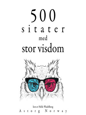 cover image of 500 sitater med stor visdom